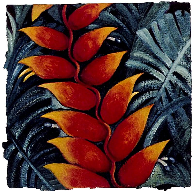 Heliconia III by Jane Abrams
