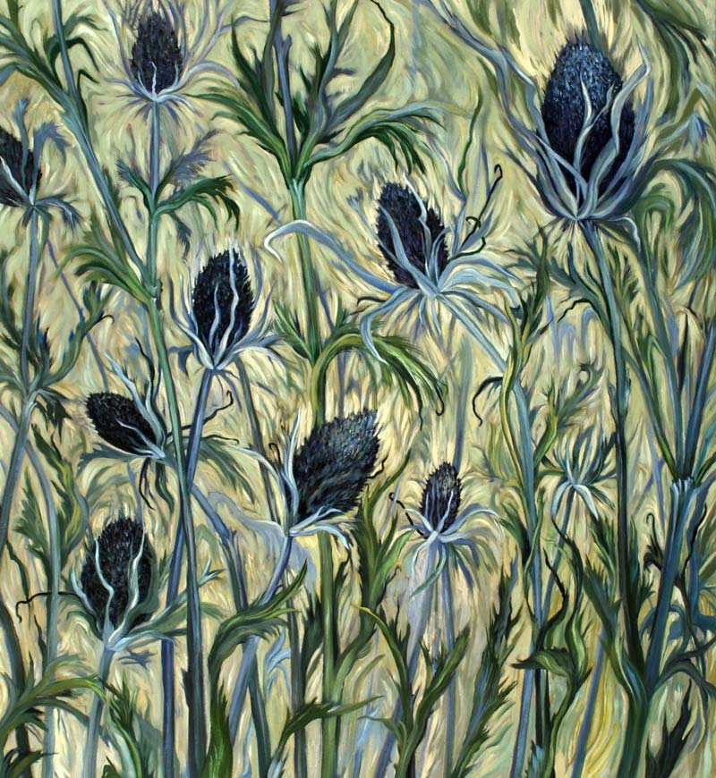 Indigo Thistle by Jane Abrams